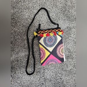 Authentic Egyptian Colorful Handmade Crossbody Zippered Purse Bag